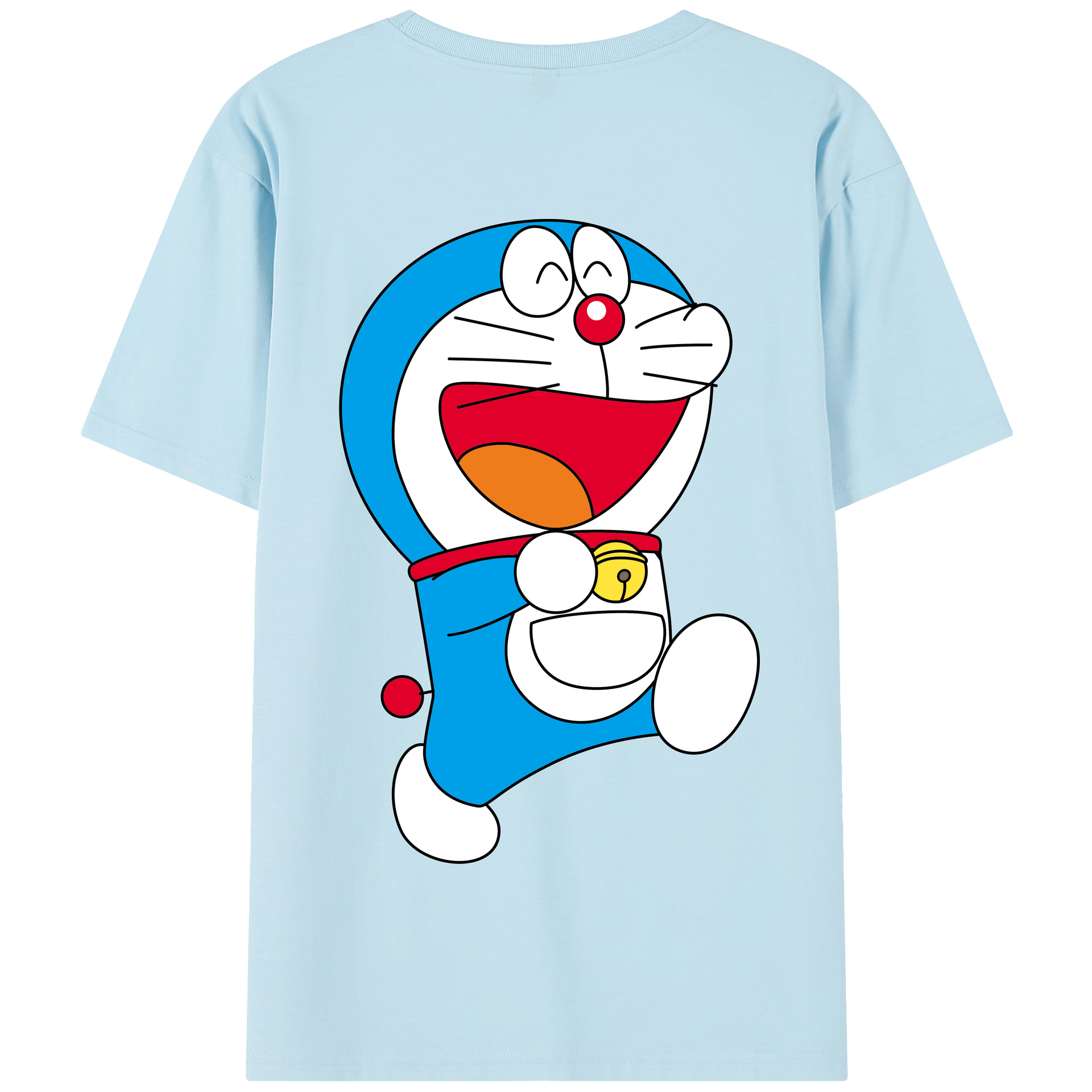 （画像用） ドラえもん Doraemon 綿100％半袖Tシャツ（背面プリント）